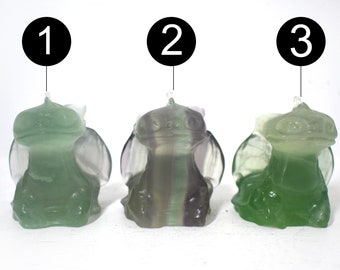 Fluorite Toothless - Heart, Throat, Third-Eye Chakras