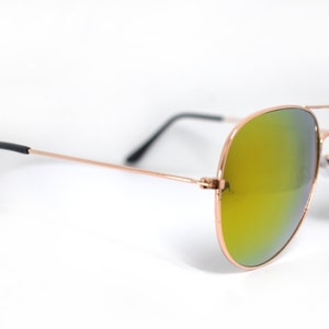 Yellow-Blue Gradient Sunglasses