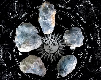 Celestite Geodes - Throat, Third-Eye, Crown Chakra