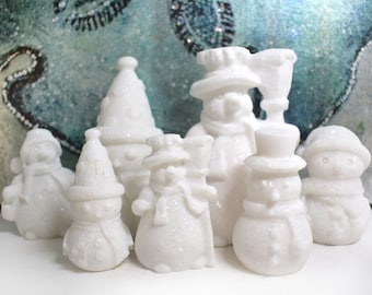 Milky Quartz Snowmen