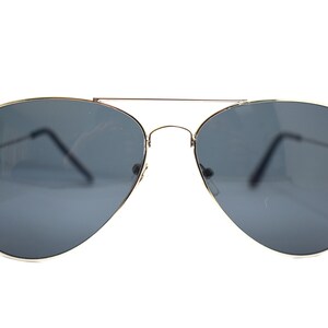 Black Aviator Sunglasses