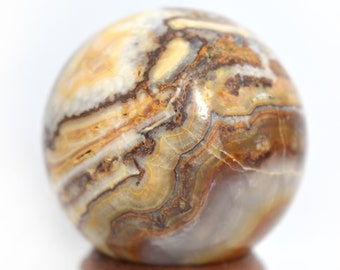 Small Crazy Lace Agate Crystal Ball/Sphere