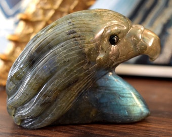 Labradorite Eagle Head