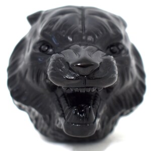 Obsidian Tiger&#39;s Head - Root Chakra