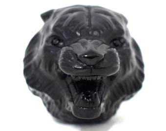 Obsidian Tiger's Head - Root Chakra