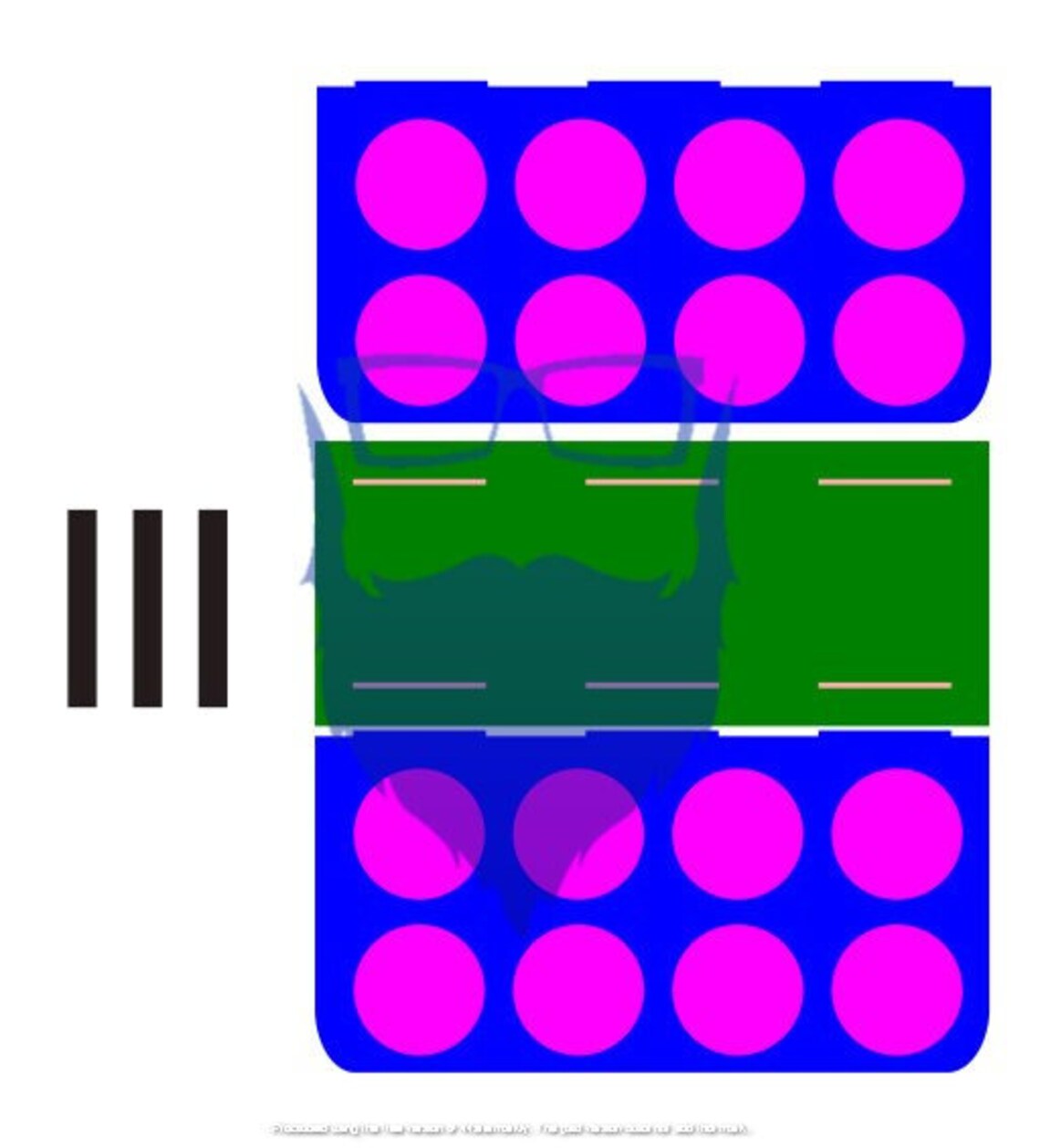 Vinyl Roll Storage Rack. 8 Rolls - Etsy