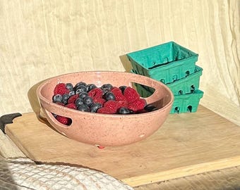Beerenschale aus Keramik ~ Landhaus Kern aus den 60er Jahren