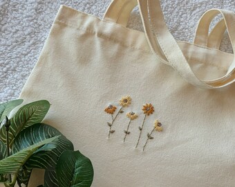 embroidered canvas backpack