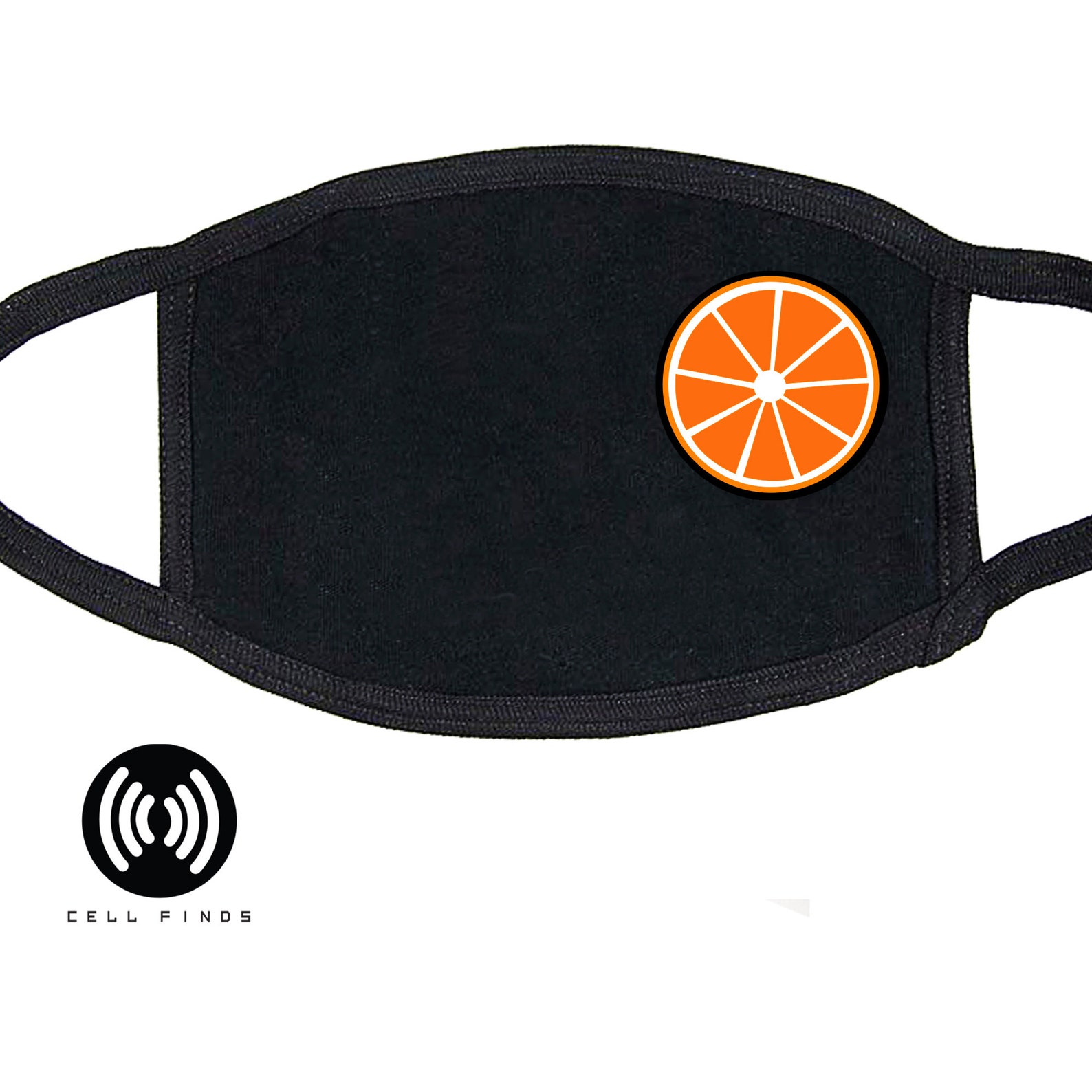 Orange Face Mask 100 Cotton. Reusable Face Mask with filter Etsy