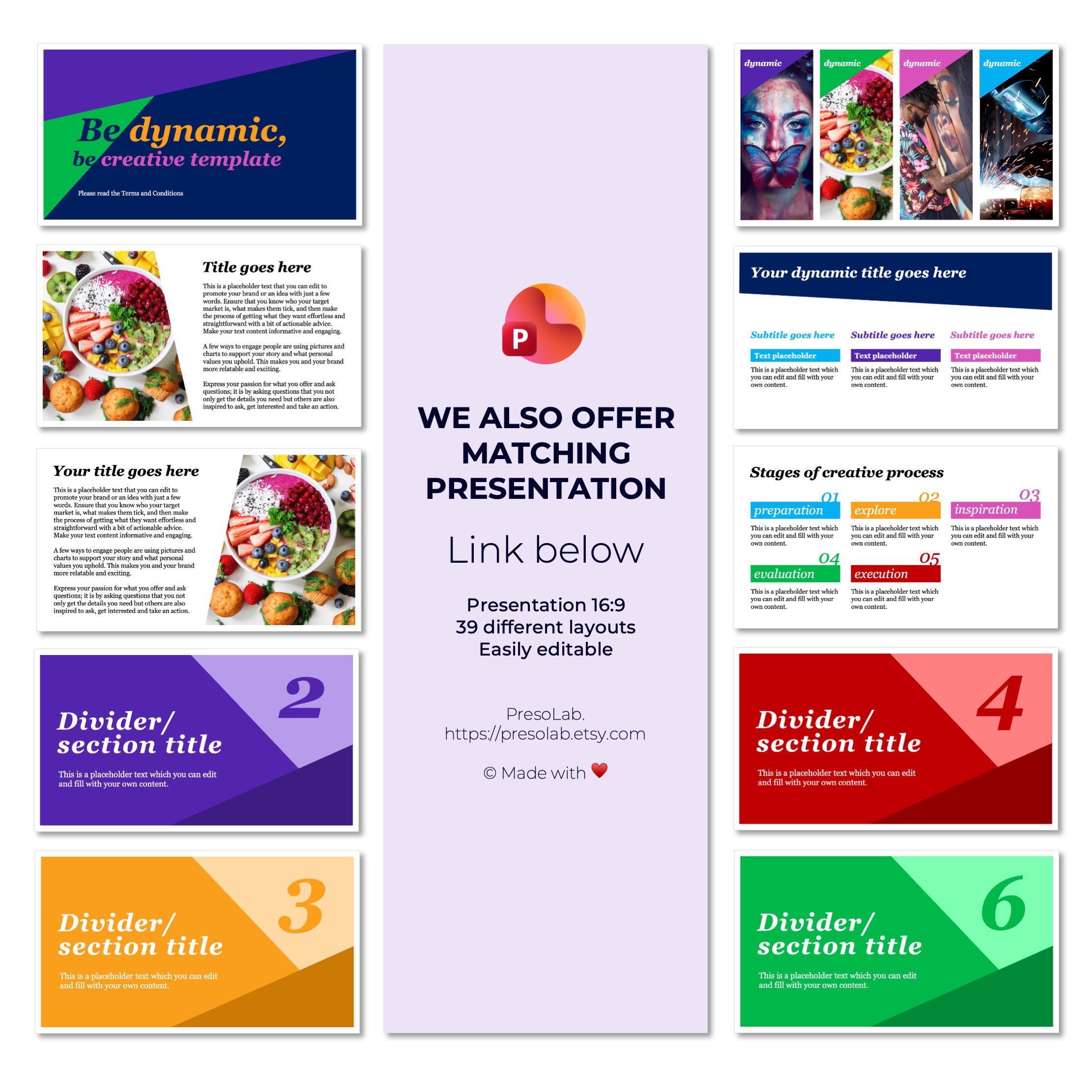 POWERPOINT BOOKLET TEMPLATE – Instant Digital Editable Download – Be ...