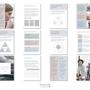 POWERPOINT BOOKLET TEMPLATE Instant Digital Editable Etsy