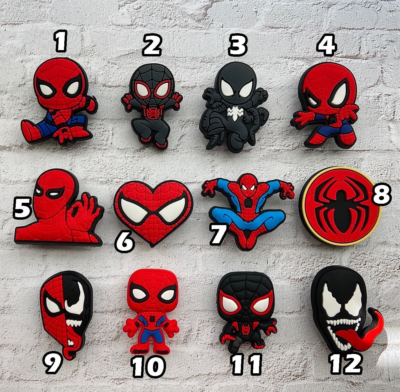 SPIDERMAN CROC CHARMS Kids Croc Charms Hero Croc Charms Etsy