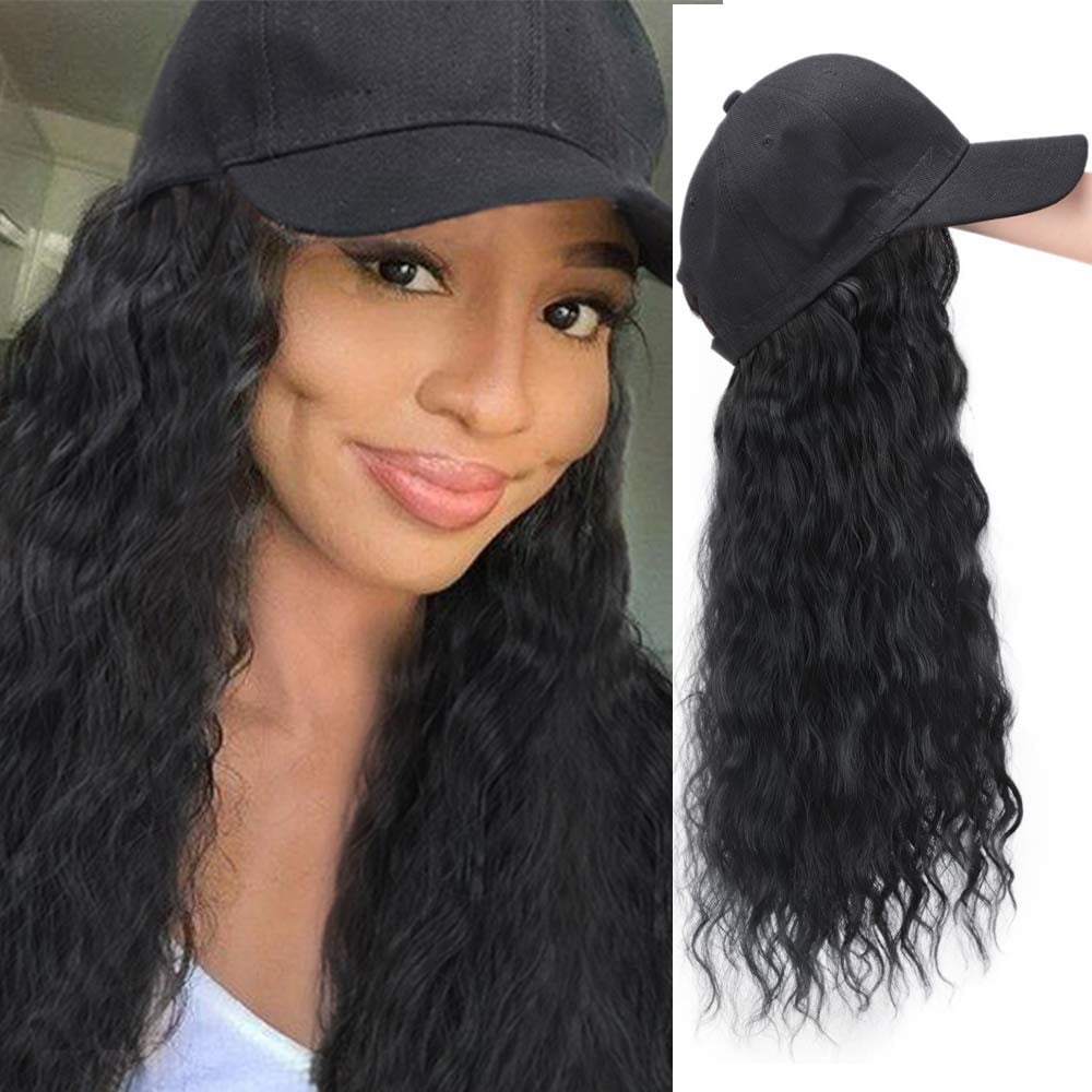 Cap Wig Cap Hair wig Women's hat with Hair attached Wig Etsy