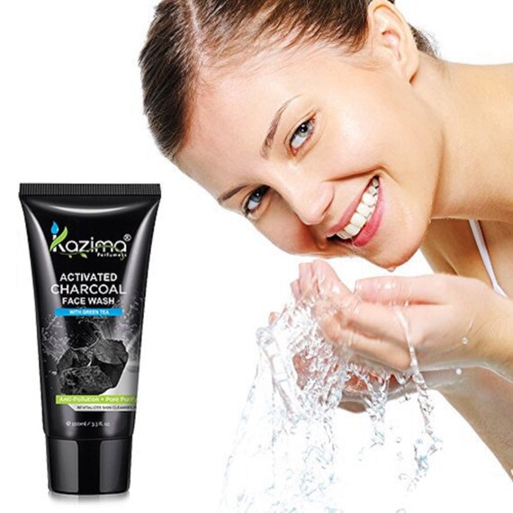 kazima charcoal face wash