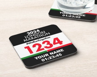 2024 London Marathon Coaster PERSONALISED