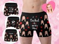 Custom Boxer Briefs with Face,Personalized photo underwear for men,"I licked it so it's mine",Custom photo gifts for husband/boyfriend,