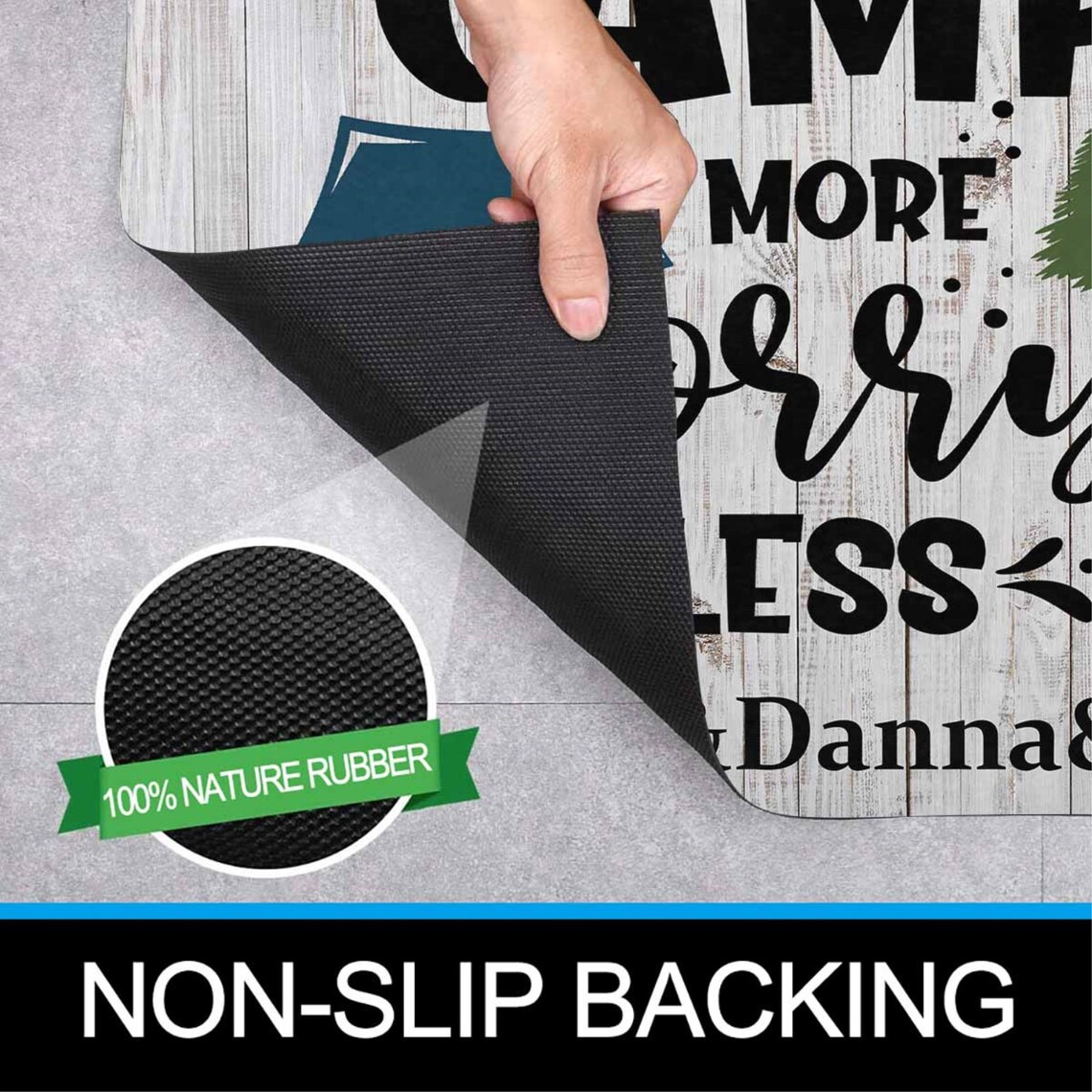 Custom Camping Doormats Mats Outdoor & Indoor Etsy