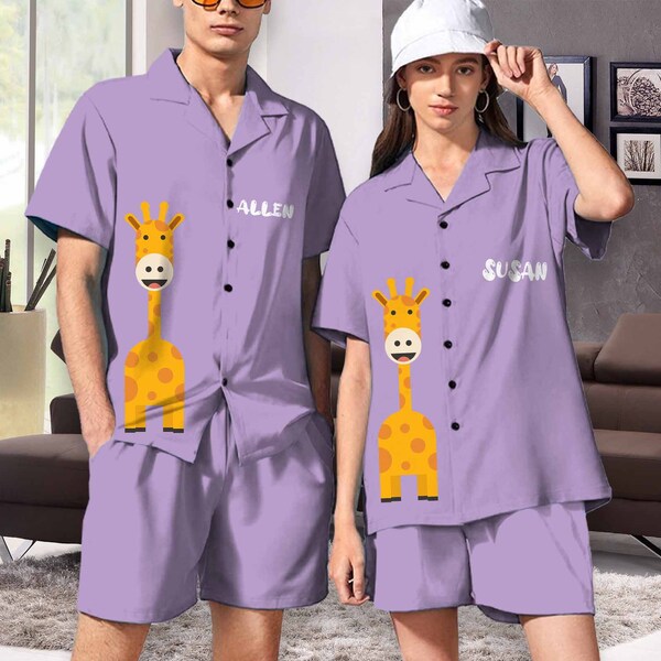 Giraffe Pajamas - Etsy