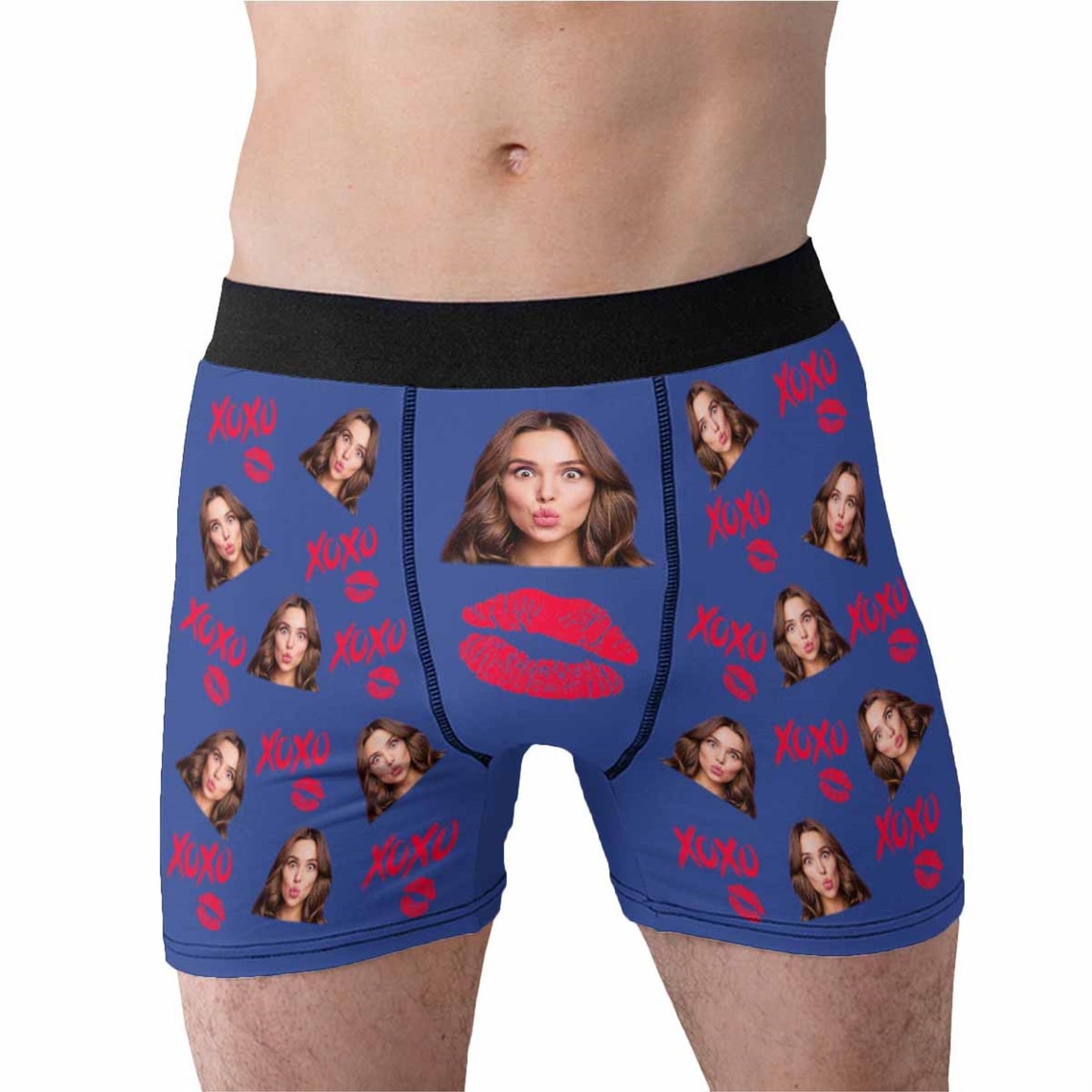 Custom Face Boxers for Him Personalized Photo Briefs Wife | Etsy