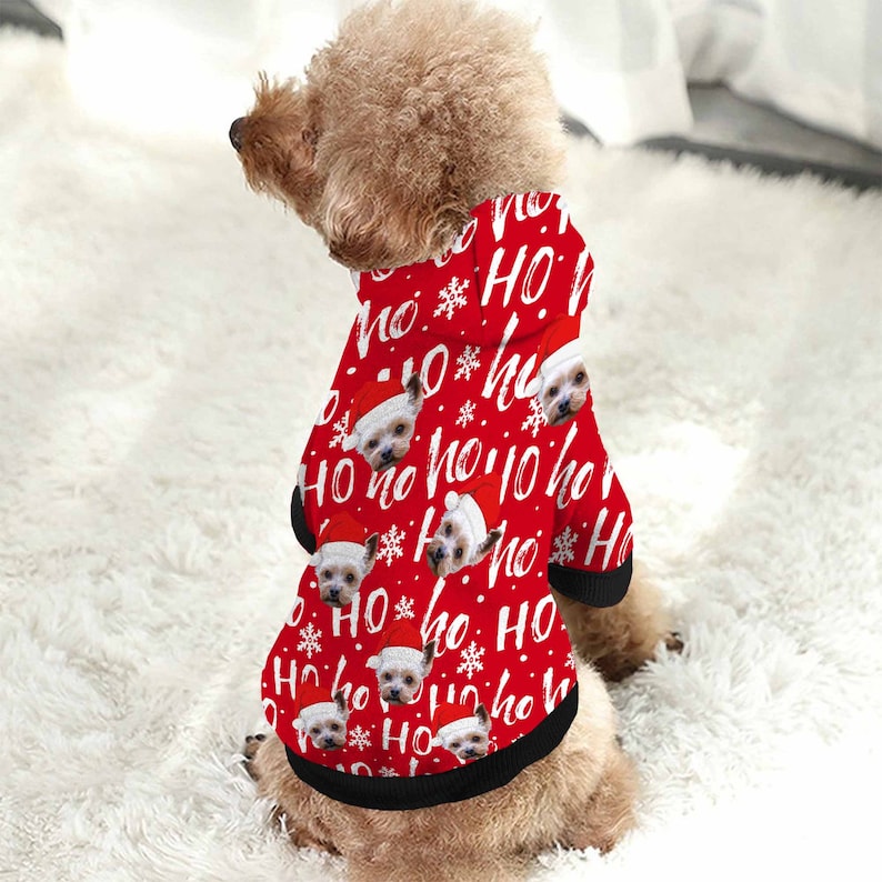 Photo Custom Pet Hoodie: Personalized Dog & Cat Clothing Rot