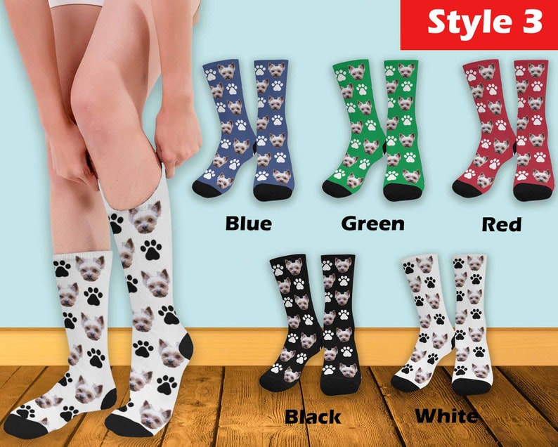 Custom Socks With Face & Name Personalized Socks for - Etsy