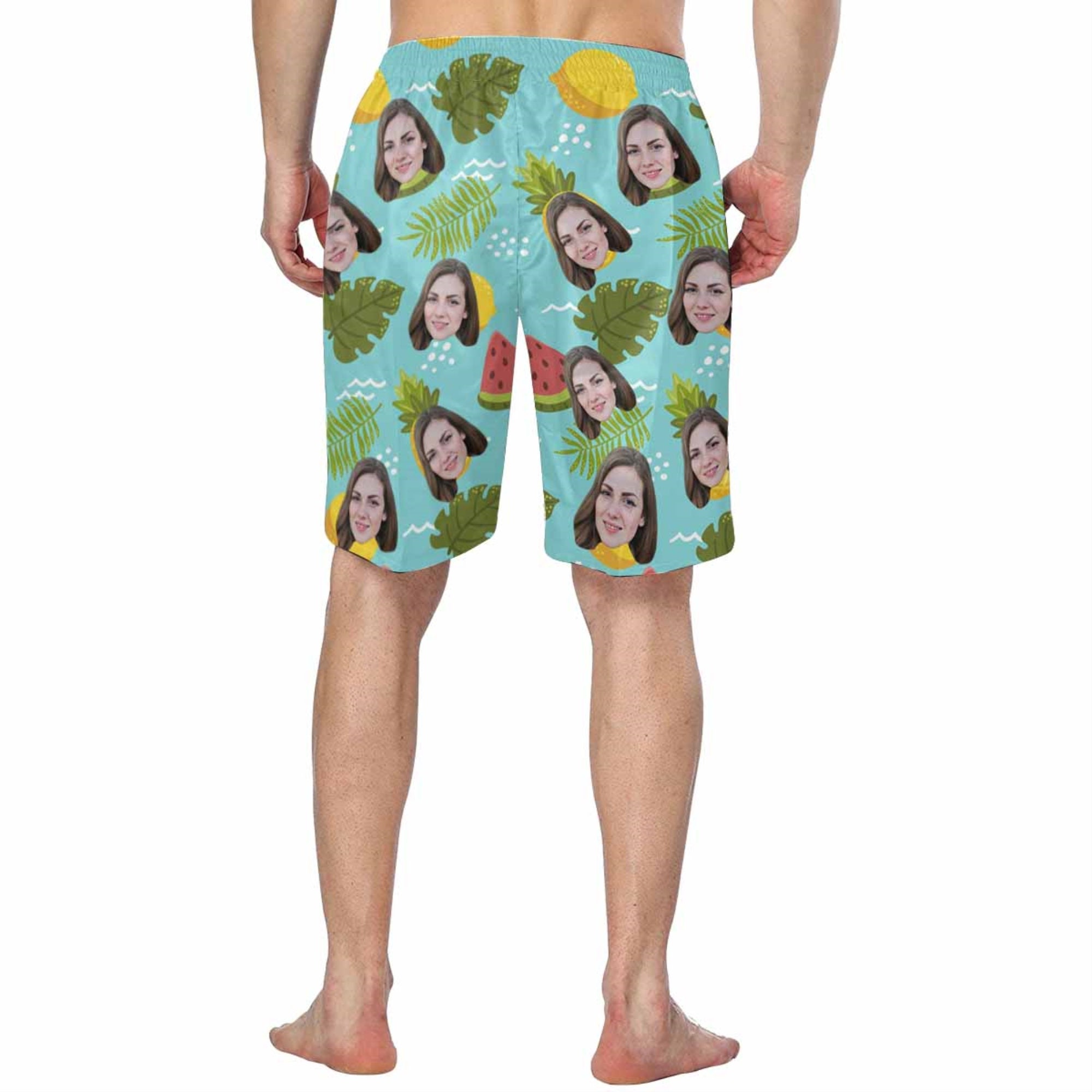 Custom Face Swim Trunk for Man Personalized Swim Shorts With Etsy