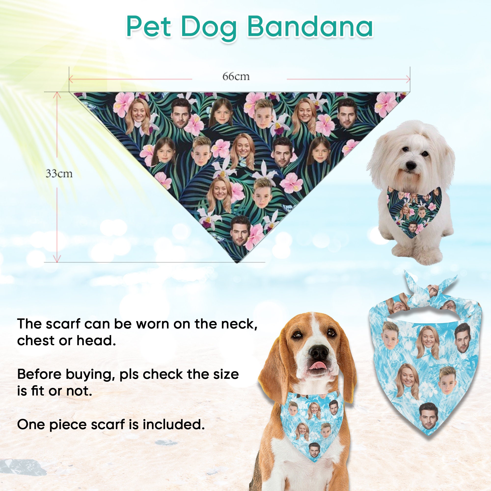 🔥Buy 2 FREE SHIPPING🔥Custom Hawaiian Shirt with Multiple Faces & Matching Bucket Hat - Personalized Photo Shirt for Couples & Families, Unique Gift for Men or Dad