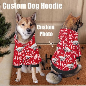 Photo Custom Pet Hoodie: Personalized Dog & Cat Clothing Bild 1