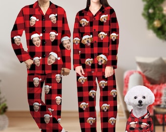 Custom Face Pajamas: Personalized Pet or Family Photo PJs