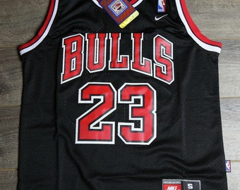 bulls jersey 23 black