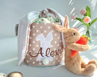 Personalized Easter Basket, Embroidered Easter Basket with name, Monogrammed Easter Basket, Egg Hunt Basket, Easter Bucket