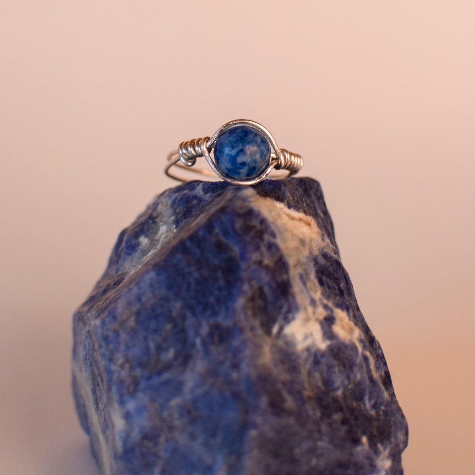 Blue stone rings | Etsy