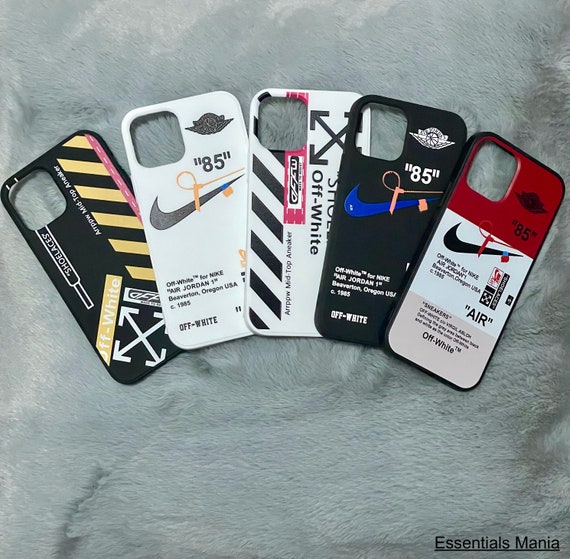 Confuso Bolsa Escritura IPhone 11 &12 Fundas Nike-k/Off White - Etsy España