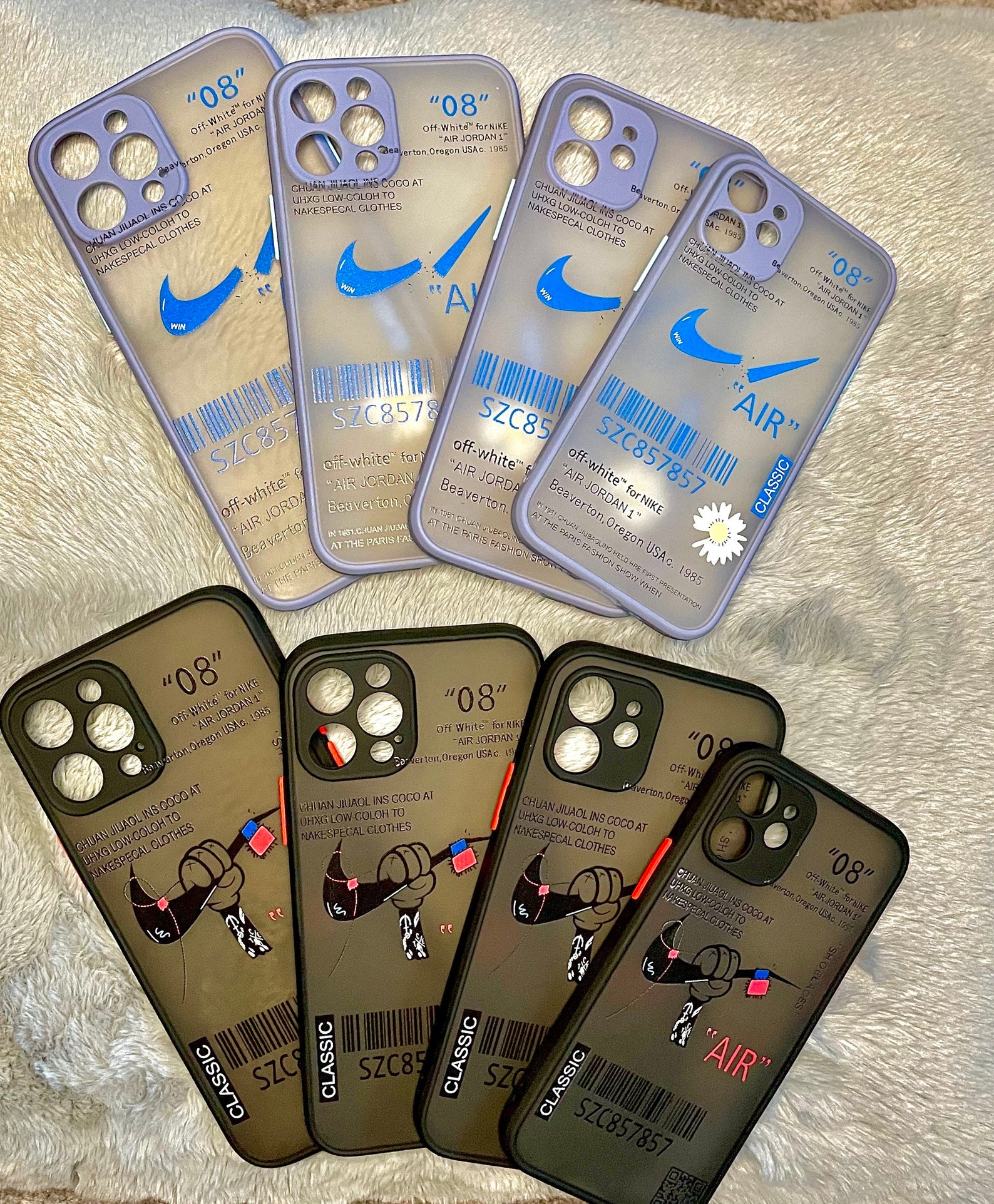 Iphone 11 & 12 off White/nikek Iphone Case Hypebeast Phone Etsy