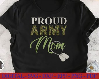Download Proud Army Mom Svg Etsy