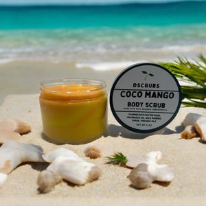 Kokos-Mango-Zuckerpeeling: Tropisches Peeling-Körperpeeling