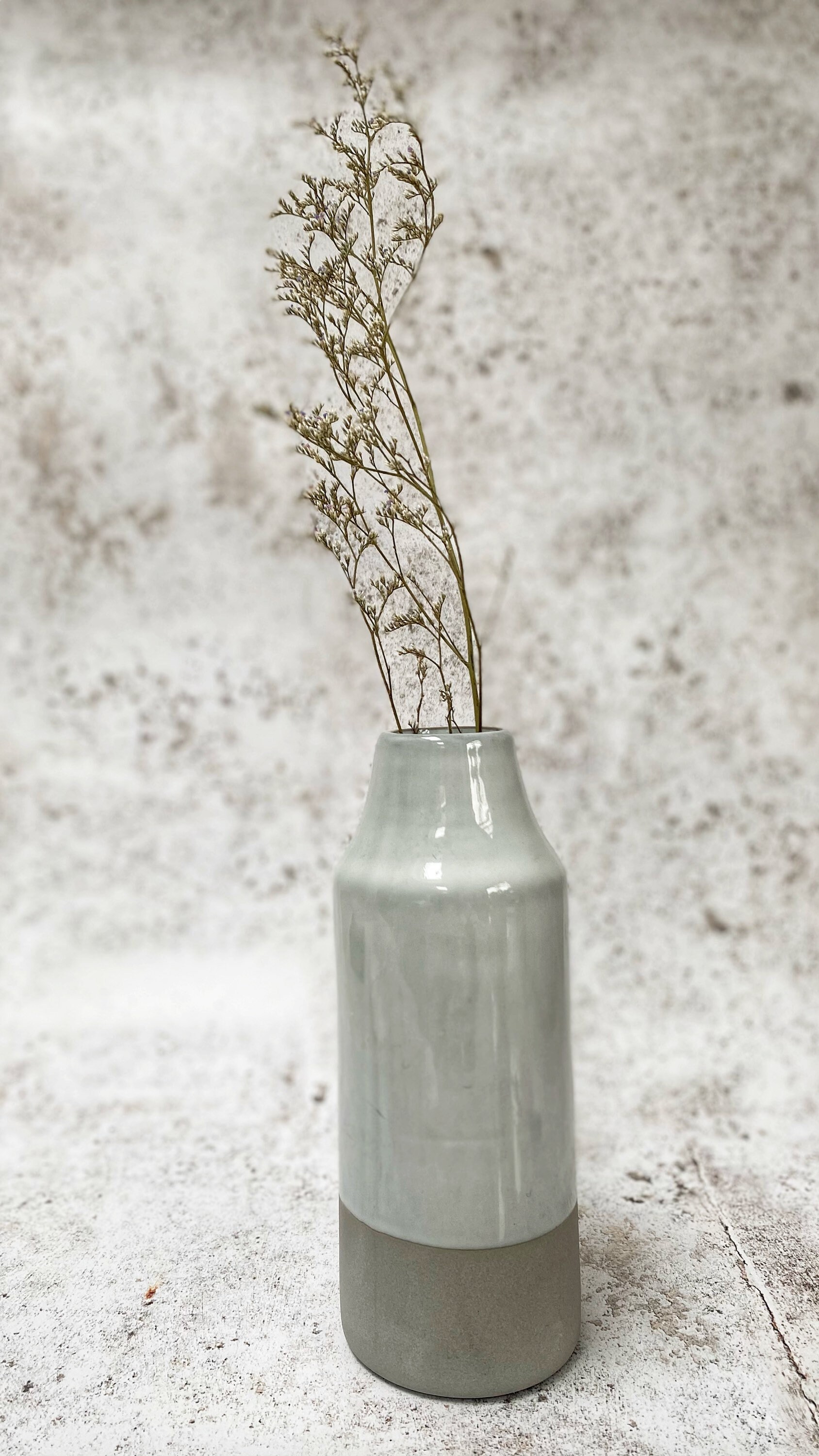 Grey modern Scandi Nordic style vase Etsy