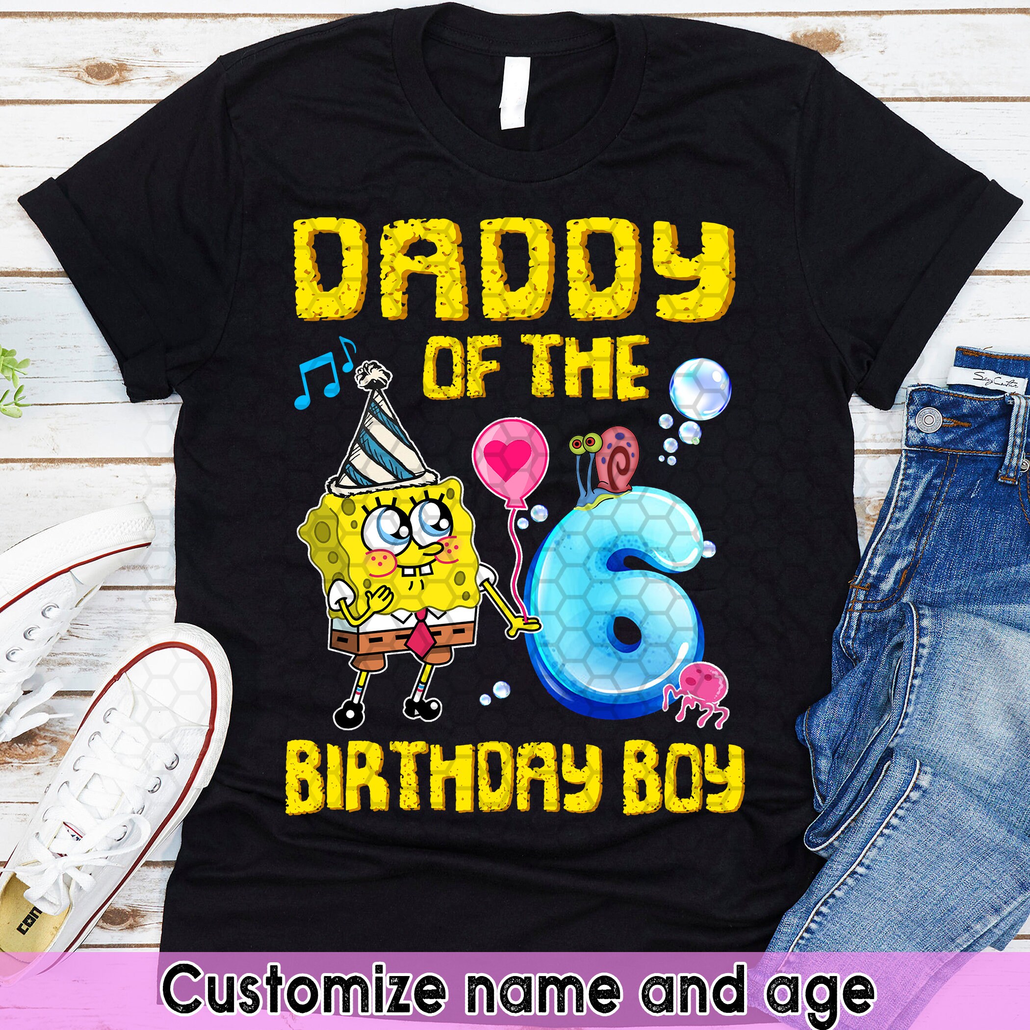 spongebob 2nd birthday shirt