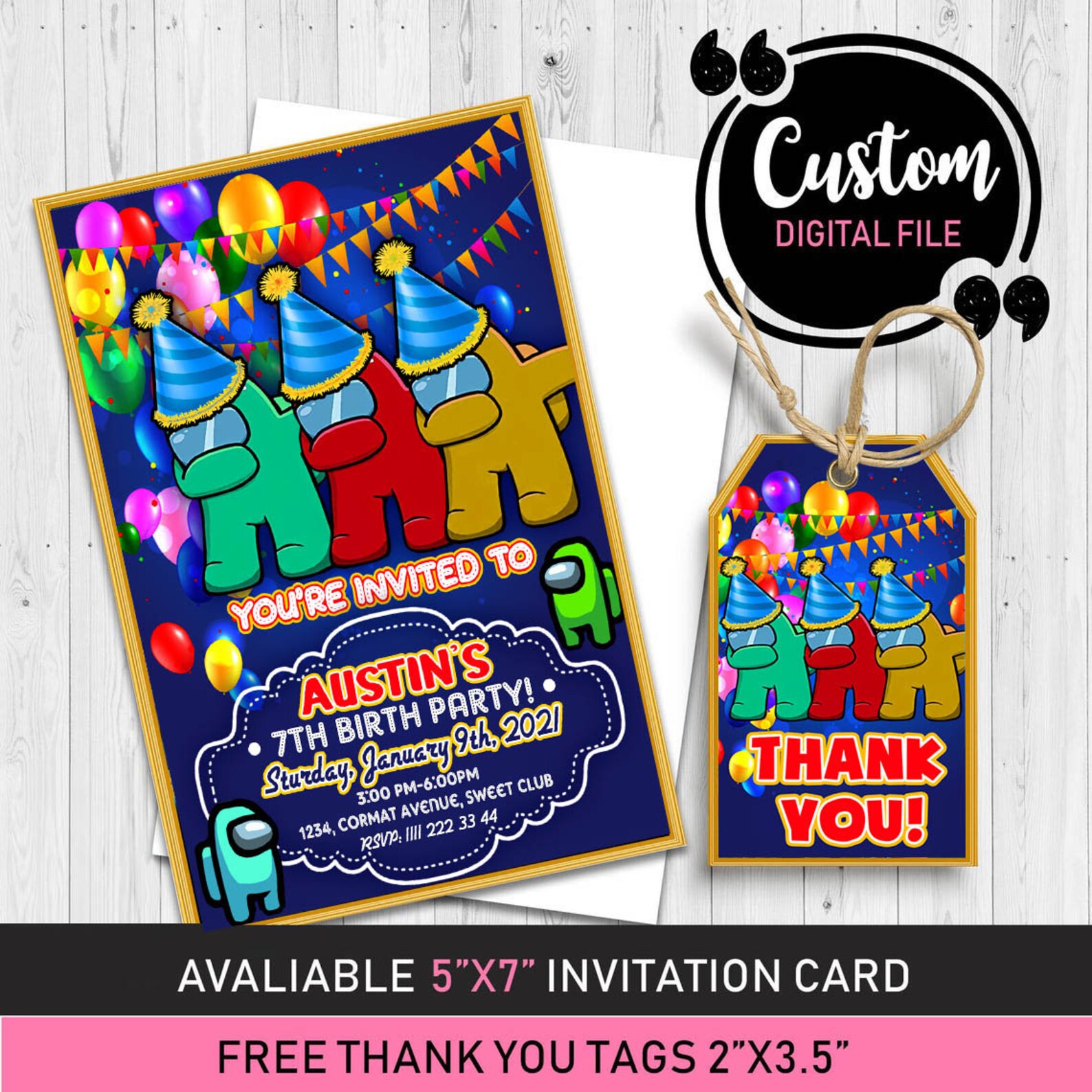 among us birthday invitation for girls among us invite among etsy