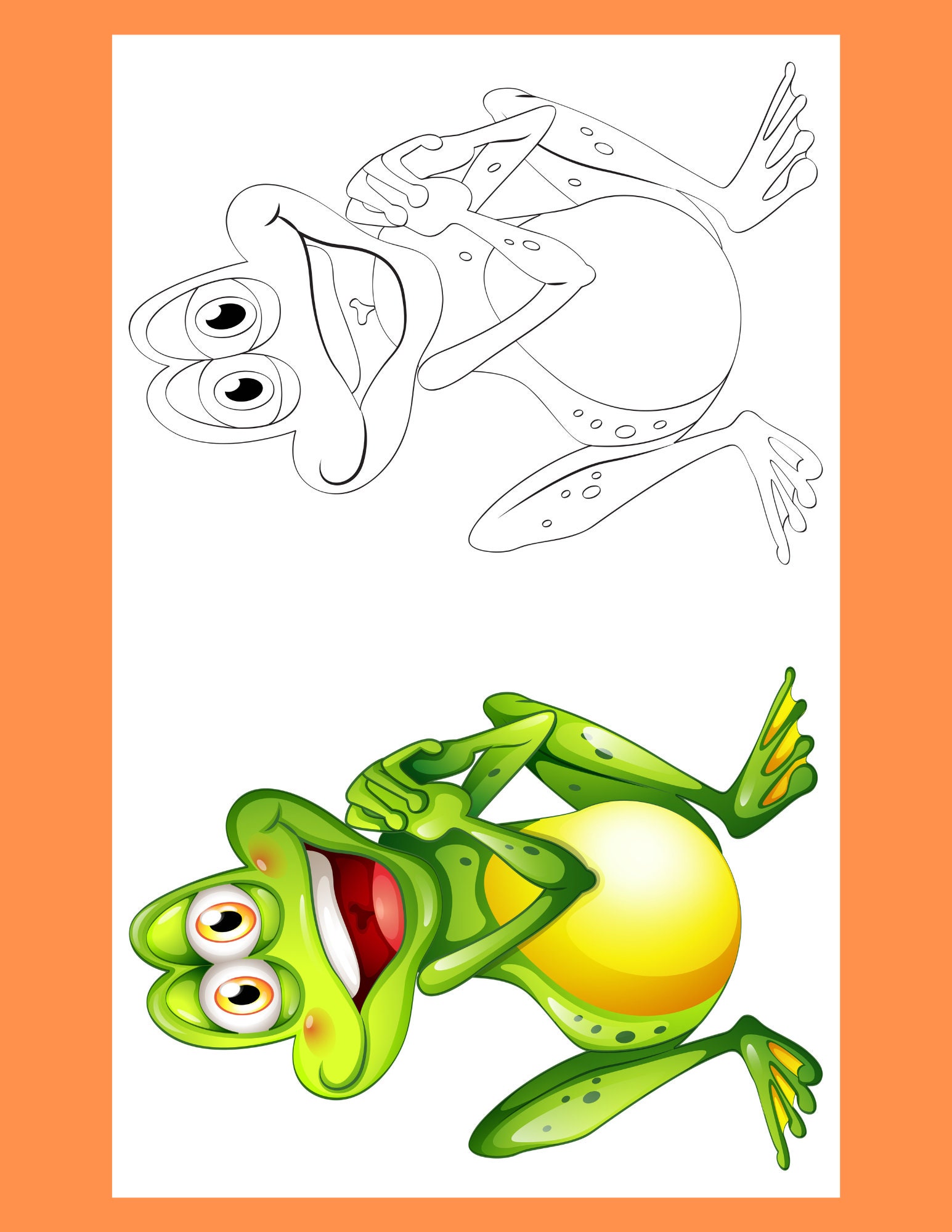 High Quality 12 Pages Animal Coloring Book for Children or | Etsy