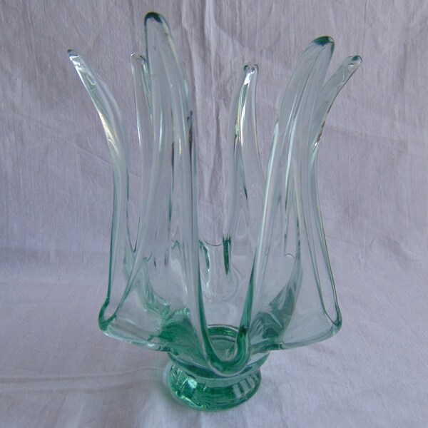 Recycled Glass Vase Made in Spain Etsy