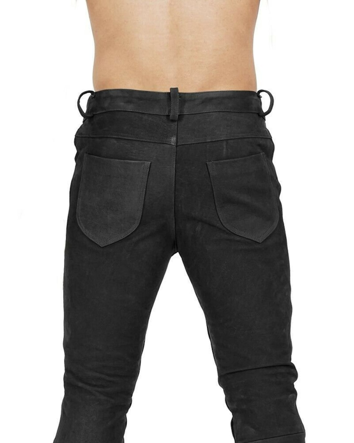 Premium Suede Leather Pants / Smooth Leather Suede Pants Etsy