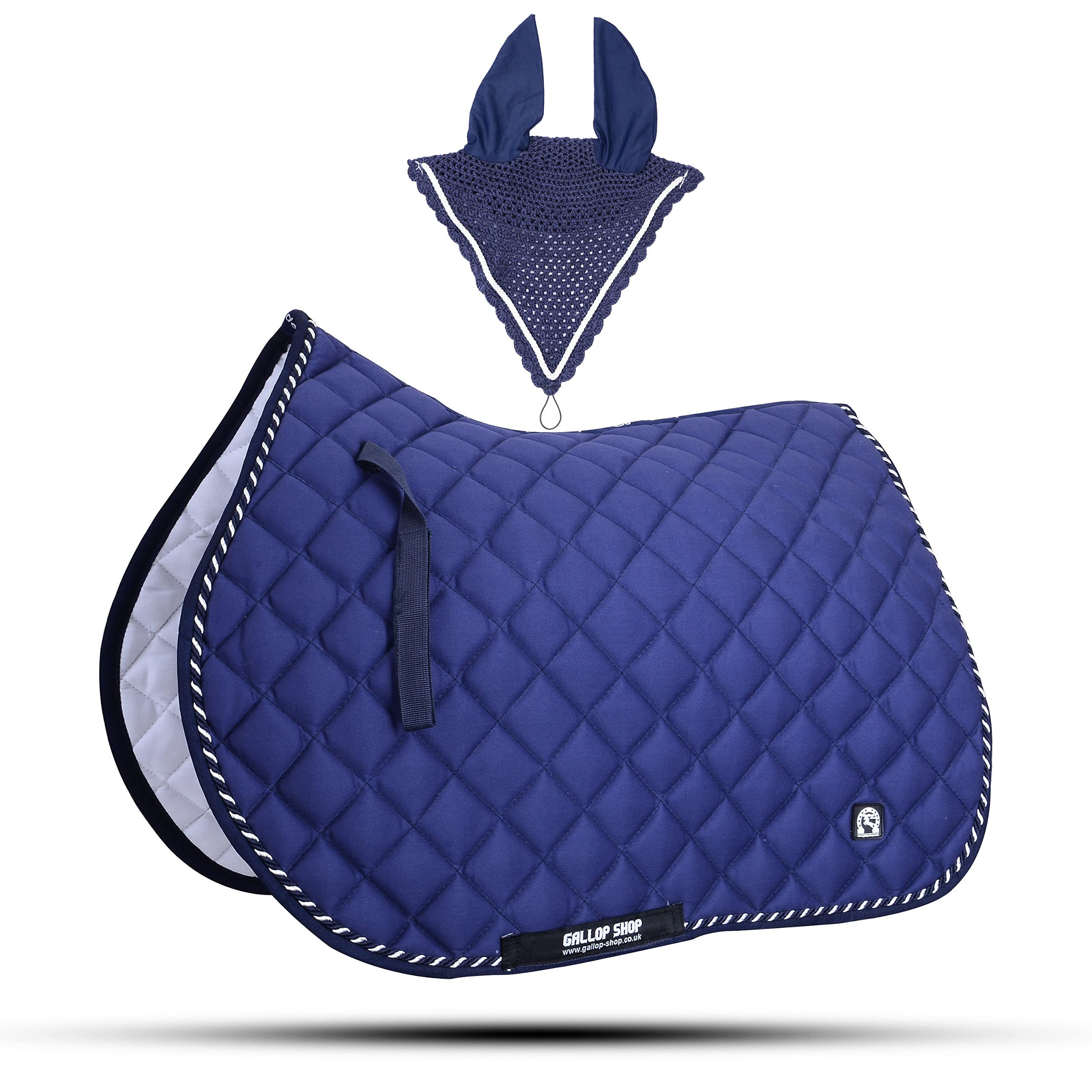 Grey Numnah Saddle Pads Collection with Matchy Veils/Horse Saddle Pad 