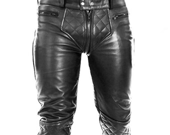 Men Leather Pants - Etsy