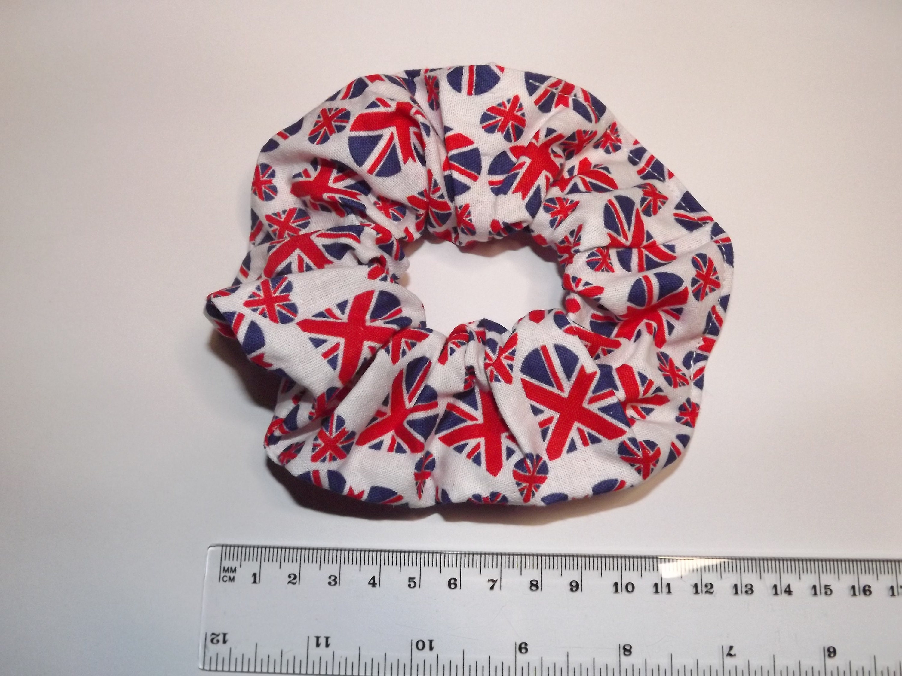 Heart Union Jack Hair Scrunchie Coronation Hair Scrunchie Etsy UK