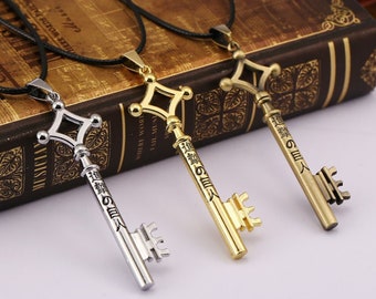 ATTACK ON  Eren Jaeger Basement Key Pendant Necklace Fans Collection