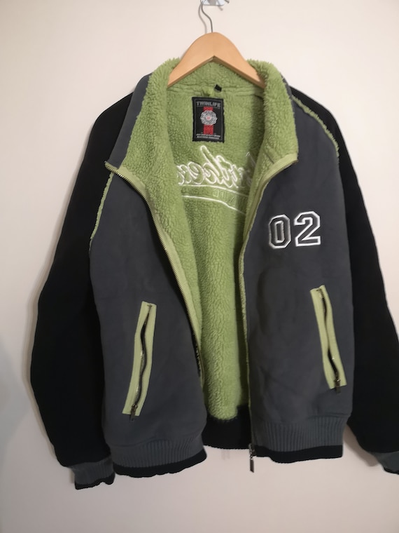 Vintage Retro Polar College Jacket, vintage clothi