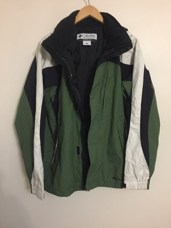 columbia vintage raincoat, vintage clothing, vinta