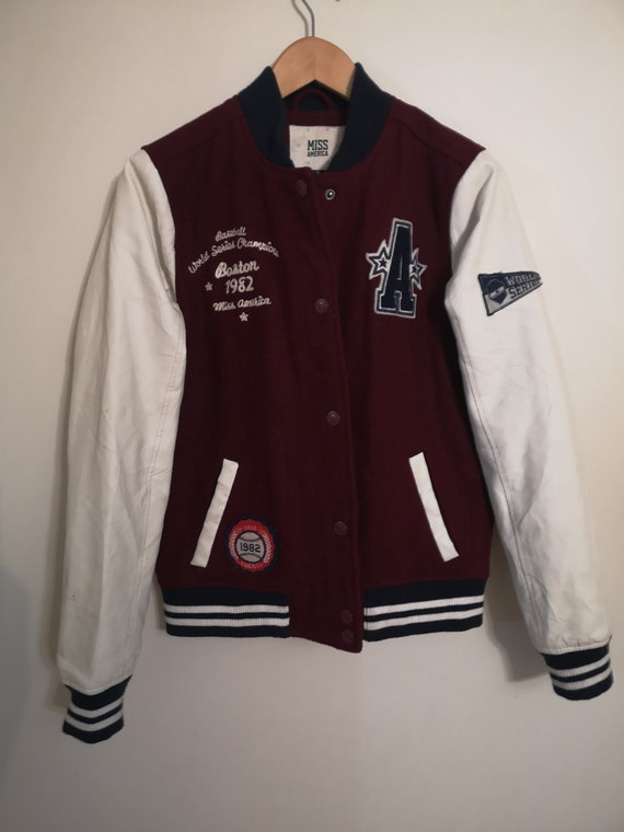 Vintage College Jacket With Patch, vintage clothin