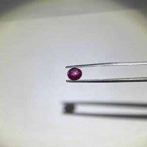 Cabochon Natural Red Star Ruby - Oval High Dome
